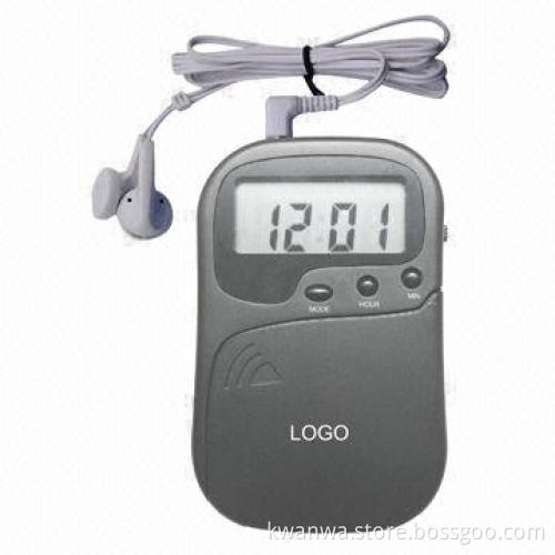 Vibrating pill box reminder with 5 daily alarm and hearing aid function